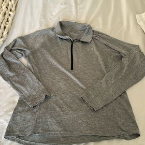Under Armor - gray quarter zip